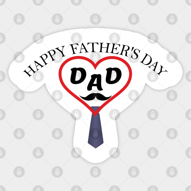 Happy fathers day dad,  the perfect fathers day gift, gifts for papa Sticker by Daily Design